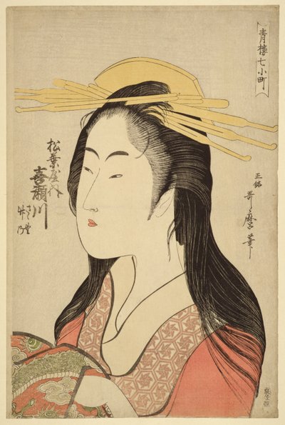 Portrait of Kisegawa of Matsubaya by Kitagawa Utamaro